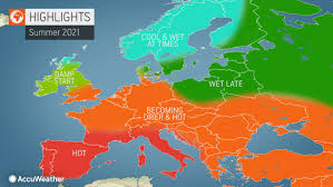 Choose a weather map from the list of countries and us states listed below. Accuweather S 2021 Europe Summer Forecast Accuweather