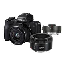 Check spelling or type a new query. Canon Eos M50 Schwarz Mit Ef M 15 45mm Und Ef 50mm 1 8 Stm Mit Adapter Calumetphoto De