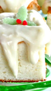Angel Food Cake In Sheet Cake Form Topped With Lemon Cream Cheese Frosting Original Recipe By Southern Living Angel Food Delicious Desserts Cake Recipes