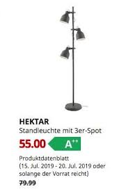 Ikea Dusseldorf Hektar Standleuchte Mit 3er Spot Dunkelgrau 176 Cm Hoch Standleuchte Ikea Ikea Ulm