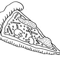 Imagens de pizza para colorir. Desenhos De Pizza Para Colorir Tudodesenhos
