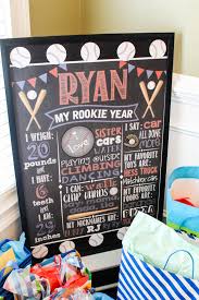 Birthday Party Ideas For 1 Year Old Baby Boy Baseball Themed First Birthday Rookie Of The Year My Rookie Year Boys First Birthday Party Ideas Baseball Theme Birthday Baby Boy 1st Birthday Party