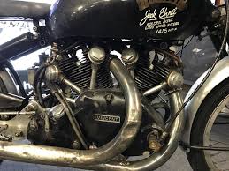 It's a vincent black lightning, 1952. Jack Ehret S Record Breaking Vincent Black Lightning Classic Motorbikes