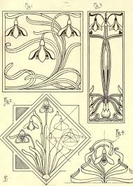 Snowdrop Plate Ii From Nature Drawing And Design By Frank Steeley Publisher G W Bacon A Art Nouveau Illustration Art Nouveau Flowers Art Nouveau Pattern