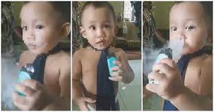 Is vape smoke bad for kids? Video Of Toddler Vaping Goes Viral In M Sia As Govt Contemplates Vape Ban World Of Buzz