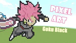 Minecraft Pixel Art Goku Black Rose Dbs Tutorial Espanol Youtube Pixel templates dragon ball minecraft bead patterns perler beads goku dbz anime tanaka hitomi burter pattern vegeta characters hama iron.