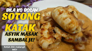 Bagi yang tetinggalan jangan khawatir, ini resep sambal matah dari arosa hotel bintaro jakarta. Resepi Sambal Sotong Katak Resepi Merory Sedap Betul