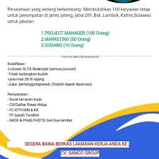 Pt parindo group indonesia bergerak d bidang / lowongan kerja september 2018 pt. Loker Banyuwangi Genteng Publicaciones Facebook
