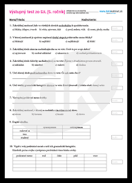 Check spelling or type a new query. Vystupny Test Zo Sjl 5 Rocnik Datakabinet Sk