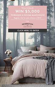 Moving the furniture to another spot will make a new order in your bedroom. Win 5 000 Towards A Room Makeover From Generation Tux