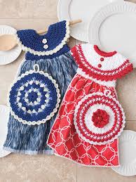 Farmhouse style hanging kitchen towel. Crochet Hanging Towel Patterns Crochet For You