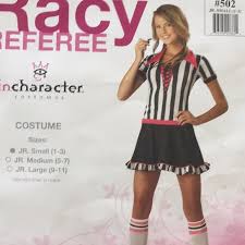 Incharacter Racy Refree Costume Halloween