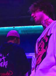 Aesthetic lil peep and lil tracy wallpaper. Lil Peep Lil Tracy Dark Purple Aesthetic Lil Peep Beamerboy Neon Aesthetic