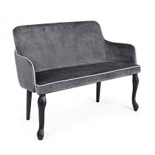 Divano 2 posti 135x65x76 cm grigio scuro sofà divanetto letto poltrona. Divanetto 2 Posti Provenzale Velluto Offerte Divani Capitonne