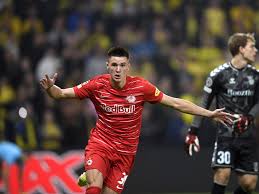 Die bullen bezwingen in der qualifikation zur uefa champions league bröndby im hinspiel mit 2:1 (0:0). Xpyuri3njoxkkm