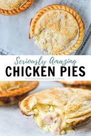 Creamy Chicken Pie With Puff Pastry Recipe Chicken Pie Recipe Easy Easy Pie Recipes Chicken Pie