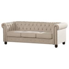 This chesterfield styled sofa is the idealthis chesterfield styled sofa is the ideal addition to any living room. Gdf Studio Vita Chesterfield Microfiber Sofa With Scroll Arms Slate Dark Brown Traditional Sofas By Gdfstudio Houzz