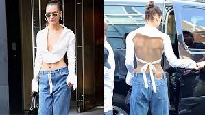 Maybe you would like to learn more about one of these? Bella Hadid S Backless Shirt How To Try The Celebrity Summer Trend Hollywood Life