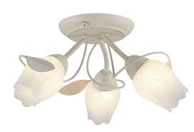 April Cream Brushed 3 Lamp Ceiling Light Departments Diy At B Amp Q Ceiling Lights Semi Flush Ceiling Lights Light