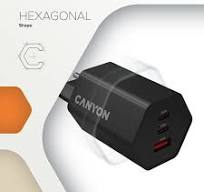 CANYON Power Adapter Hexagon 65 AC 100-240V, 50/60Hz, 65W ...