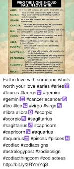 He tends to have a loving and caring heart that is willing to nurture others especially those he loves. Who The Signs Should Fall In Love With Aries Fall In Love With Someone Who Ignites A Fire Within You Taurus Things Work When The Reality Of Life Gets Difficult Gemini Fall