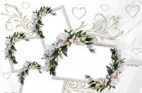 Pernikahan bingkai foto bingkai cinta template foto pernikahan dekorasi desain gambar undangan. Frame Wedding Photoshop Psd Black And White Vector Wedding Frames Framed Wedding Photos Flower Frame Png