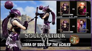 For soulcalibur vi on the playstation 4, a gamefaqs message board topic titled libra of soul unlockables?. Sc6 Libra Of Soul Tips Best Food Weapon Upgrades Custom Character Creation Soul Calibur 6 Cas Youtube
