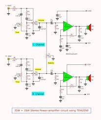 Nice to meet you, now you are in the wiring diagram. Tda2050 Amplifier Stereo 35w 75w Audio Amplifier Circuit Diagram Stereo Amplifier