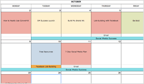 How To Create A Social Media Calendar A Template For