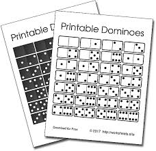 Free Printable Dominoes Black Dominoes White Dominoes Domino Tiles Pdf Print And Play High Resolution Printing Domino Printable Board Games Black Dominoes