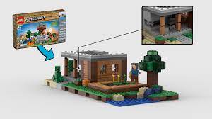 Brick sketches™ · city · classic. Lego Moc Minecraft Classic Village Part 1 Blacksmith By Sebbl Rebrickable Build With Lego