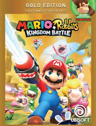 Mario + rabbids kingdom battle amiibo unlock weapons (mario, luigi, yoshi and peach). Buy Mario Rabbids Kingdom Battle Gold Edition Ubisoft Store Uk