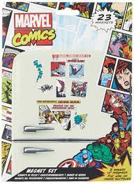 Amazon.com: Marvel Comics Kit de imanes (cómics), 18 x 24 x 0, 1.2 in,  multicolor : Hogar y Cocina