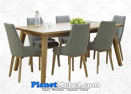 Dari namanya saja sudah stkamur, pastilah jenis kursi makan ini tidak mempunyai desain dan bentuk yang heboh. Meja Makan 6 Kursi Model Minimalis Asli Kayu Jati Jepara