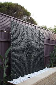 Water wall fountains can be made of many types of materials. Outdoor Wall Water Fountains Hmdcrtn