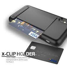 Buy nylon cell phone holster with magnetic cover. Dorsal Iphone 10 X Case Wallet Card Slot Drop Protection Heavy Duty Mo Dorsal
