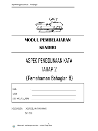 Aspek Penggunaan Kata Pem Bhg B Pdf