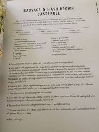 Joanna Gaines Sausage Hash Brown Casserole Cookbook Recipes Recipes Breakfast Recipes