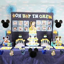 1st birthday cake table decorations boy. Baby Boy 1st Birthday Mickey Mouse Cake 1st Birthday Ideas