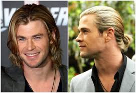 Hemsworth's long hair and beard as thor coupled with being voted the sexiest man in the world has brought renewed attention to the idea that long hairstyles can be hot on guys too. If You Want To Grow Your Hair Out Follow The Example Of These Leading Men Long Hair Styles Men Boys Long Hairstyles Growing Your Hair Out
