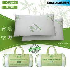 Shredded memory foam pillows without zippered cases can be fluffed to adjust the feel. Shredded Hypoallergenic Certipur Memory Foam Pillow With Bamboo Rayon Cover For Sale Online Ebay