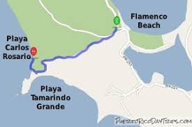 How big is the beach at flamenco beach? Puerto Rico Day Trips Travel Guide
