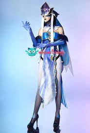 Mirror Maiden Costume Dress and Stockings - Genshin Impact Fatui Cosplay |  Top Quality Outfits for Sale