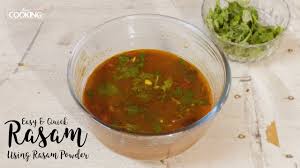Easy Quick Rasam Using Rasam Powder Home Cooking Youtube