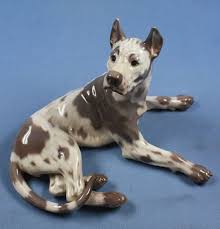 Dogge Great Dane Hundefigur Hund Porzellanfigur Royal Copenhagen Great Dane Dogs Dog Sculpture Dog Figurines