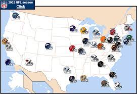 Afc (american football conference) and nfc (national football conference) both are the two divisions that collectively make up the nfl (national football league). Updated Nfl Teams Map