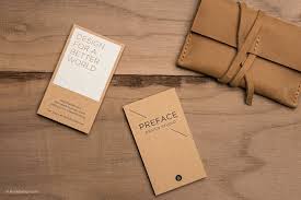 In our sample kit, we show examples of various cmyk colors printed on kraft with and without a spot white ink backing. Brown Kraft Business Cards