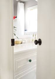 Painting a door typically takes three to five hours, depending on the condition of the door and how fussy you are. How To Upgrade Your Old Brass Door Knobs With Spray Paint Young House Love