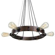Shop Lnc Circular Ceiling Lights Industrial Chandelier Lighting 6 Light Pendant Lighting Overstock 19574914