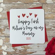 Every year, mothers eagerly await mother's day. Happy First Mother S Day As My Mummy Card By Parsy Card Co Notonthehighstreet Com